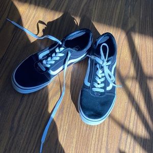 Black and white vans